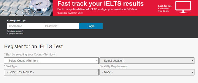 ثبت نام آزمون آیلتس قدم به قدم با آموزشگاه حریری